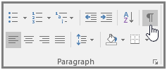 Word Paragraph Timesheet